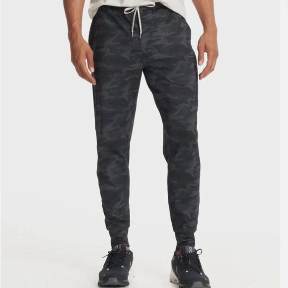 Vuori Sunday Performance Jogger-Men's Black Camo Size Large - Picture 1 of 8